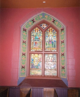 Tower Clock Gilding: Wesleyan University Chapel 